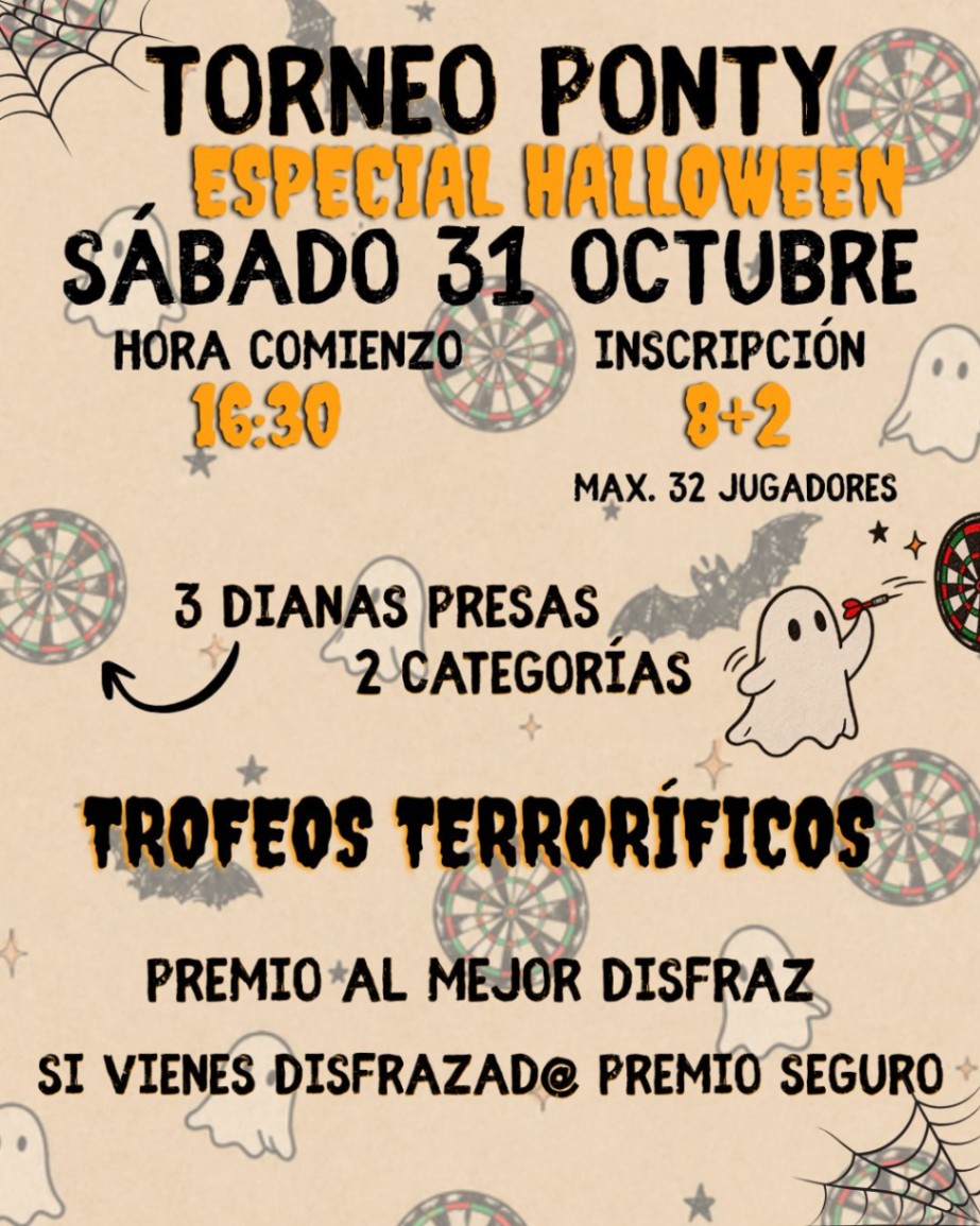 TORNEO PONTY ESPECIAL HALLOWEEN
