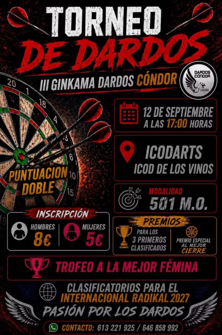 III GINKAMA DARDOS CÓNDOR